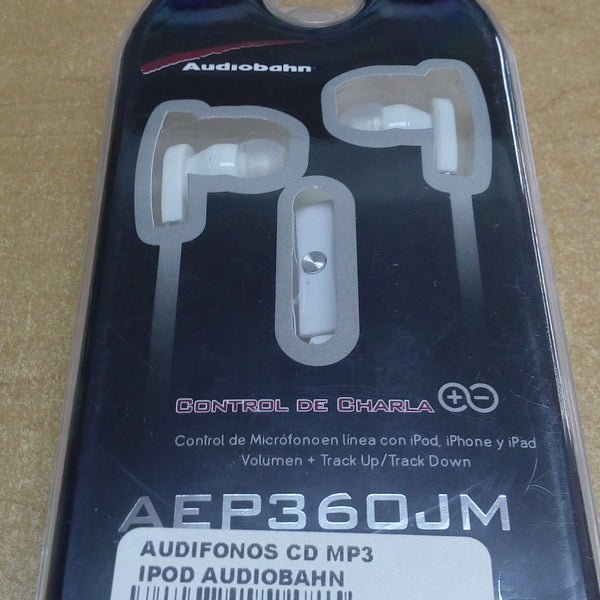 AUDIFONOS CD MP3  IPOD AUDIOBAHN      AEP360J
