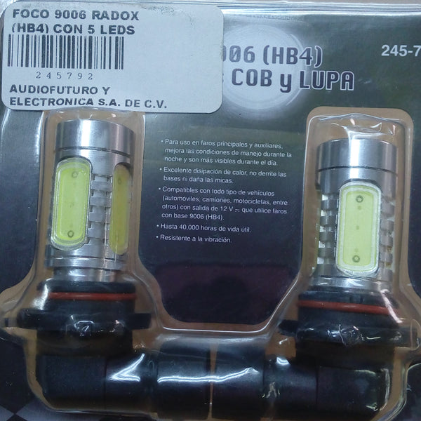 FOCO 9006 RADOX (HB4) CON 5 LEDS 245792