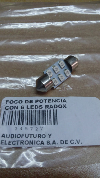 FOCO DE POTENCIA CON 6 LEDS RADOX SMD3528  245727