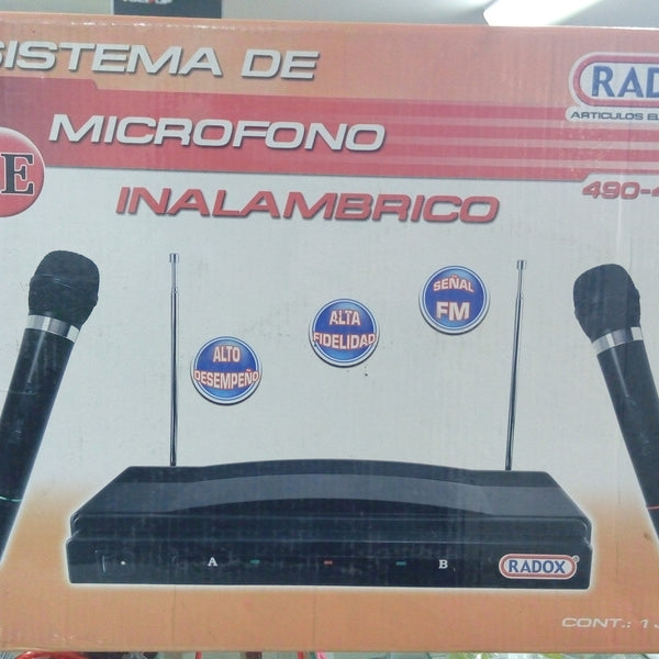 SISTEMA DE MICROFONOS INALAMBRICOS VHF 490481