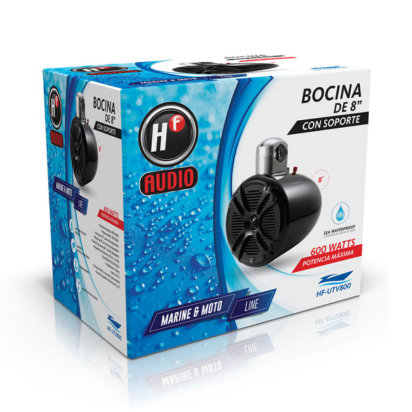 BOCINA CON SOPORTE AJUSTABLE 8 PULG HFUTV800