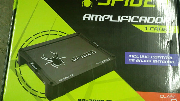 AMPLIFICADOR SPIDER SR 30001D  1 CANAL 1500  WATTS X1  D