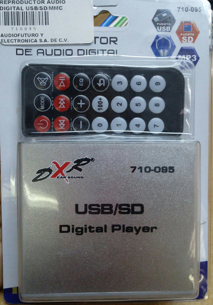 REPRODUCTOR AUDIO DIGITAL USB/SD/MMC CONTROL REMOTO 710095