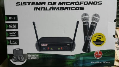 SISTEMA DE MICROFONOS INALAMBRICOS VHF 490494
