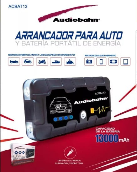 ARRANCADOR AUDIOBAHN 1300 MAH