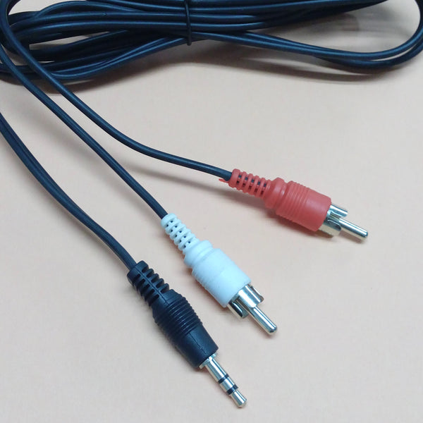 CABLE P/A Y  2 PL RCA 1 PL 3.5 ST 1.80 METROS