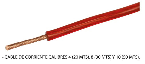 CABLE PARA CORRIENTE LINEA HIFI CALIBRE 4  MODELO HF4100