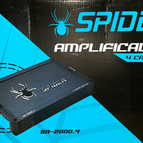 AMPLIFICADOR SPIDER SR 2000.4   4 CANALES150 WATTS X 4  A/B