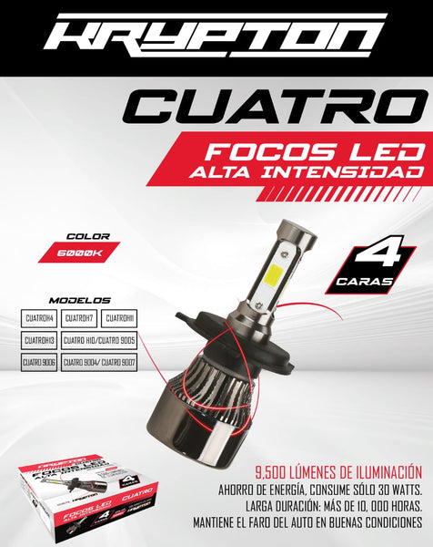KIT DE LED CUATRO 9007 / 9004  KRIPTON