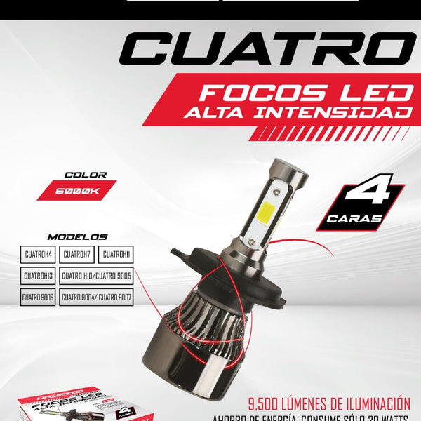 KIT DE LED CUATRO 9007 / 9004  KRIPTON