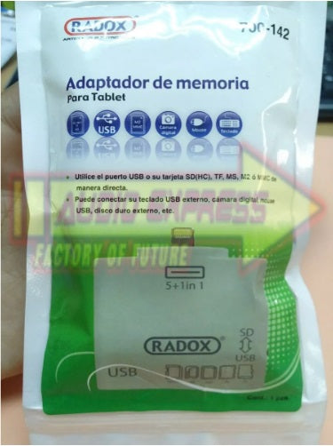 ADAPTADOR MEMORIAS P/TABLETS DXR
