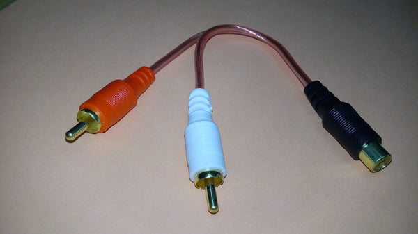 CABLE RCA TIPO *Y* TRANSPARENTE  081085