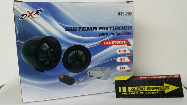 ALARMA MOTOCICLETA CON AUDIO Y BLUETOOTH