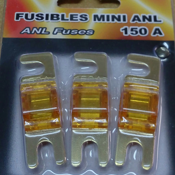 FUSIBLE MINI ANL 150 AMPER DXR255043 3 PZA