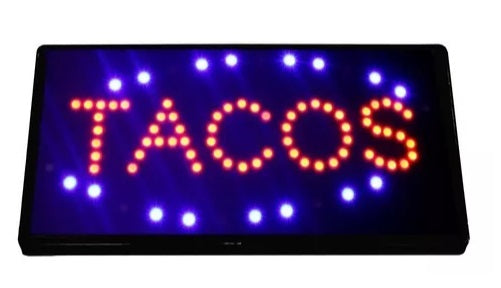 ANUNCIO LUMINOSO TACOS 246422