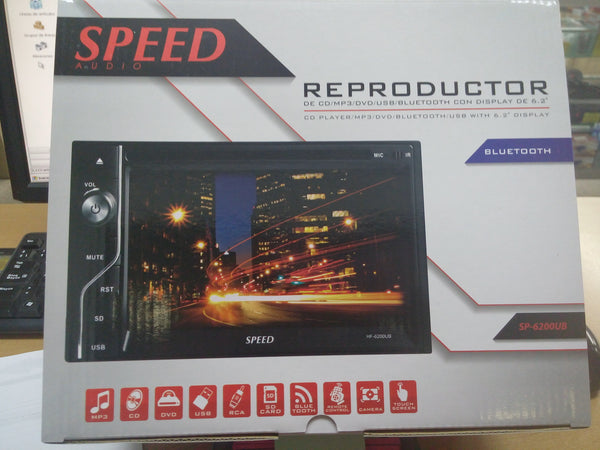 PANTALLA SPEED DOBLE DIN CD/MP3/USB SP6200UB