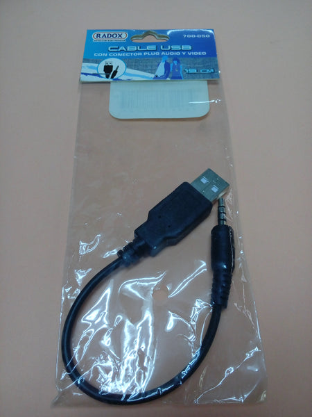 CABLE ADAPTADOR USB A 3.5 MM