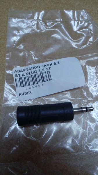 ADAPTADOR JACK 6.3 ST A PLUG 3.5 ST