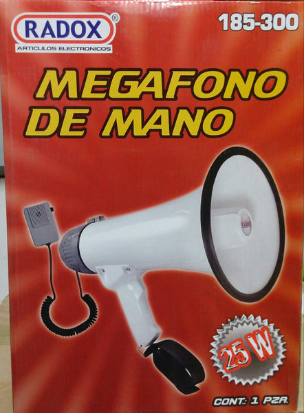 MEGAFONO DE MANO CON MICROFONO T/CB