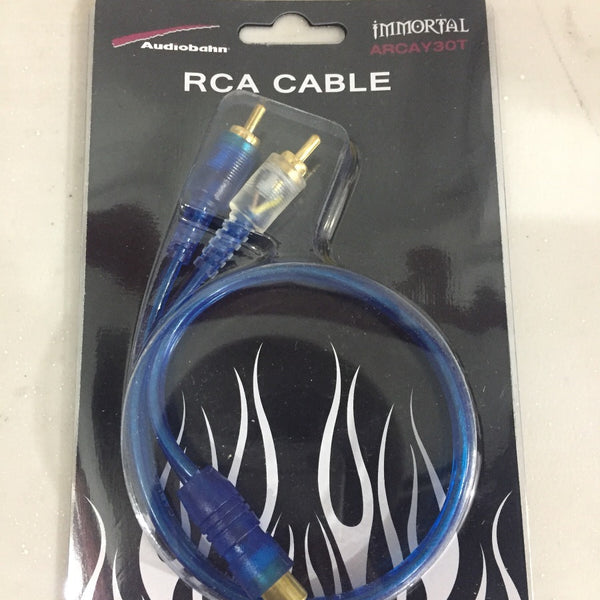 CABLE YEE RCA AUDIOBAHN 1 JACK A 2 PLUG RCA ARCAY30T